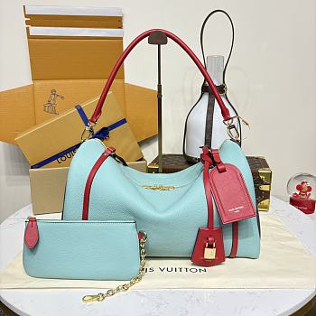 Louis Vuitton Nicolas Ghesquière blue bag size 40x20x25cm