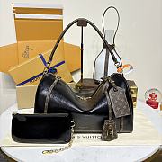 Louis Vuitton Nicolas Ghesquière black monogram bag size 40x20x25cm - 1