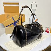 Louis Vuitton Nicolas Ghesquière black monogram bag size 40x20x25cm - 6
