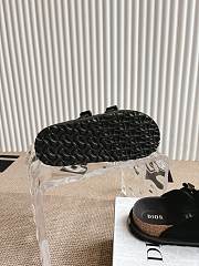 Dior women sandals black - 4