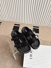 Dior women sandals black - 3