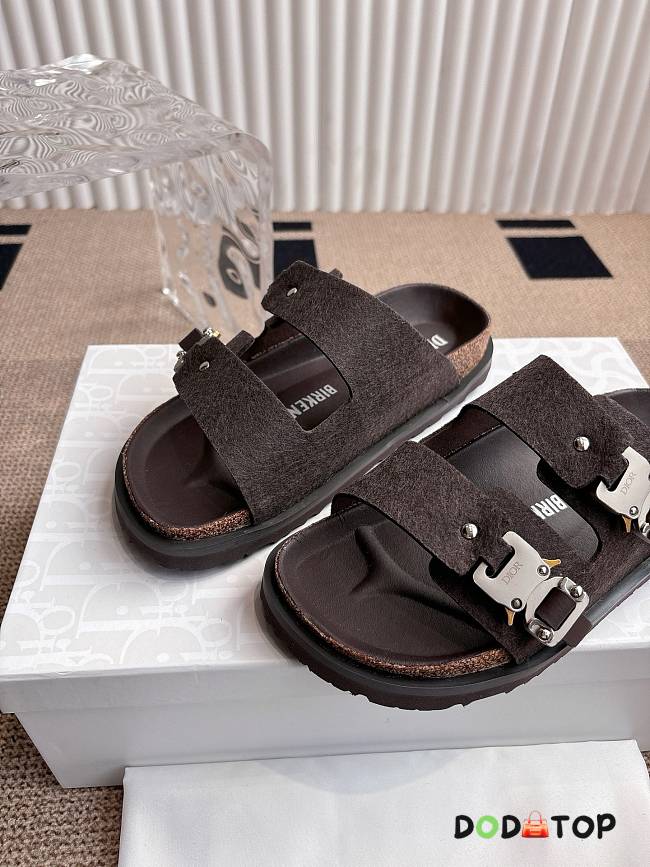 Dior women sandals brown - 1