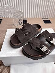 Dior women sandals brown - 1