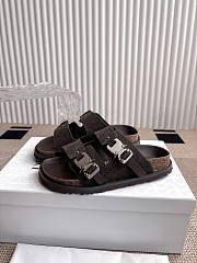 Dior women sandals brown - 5