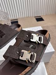Dior women sandals brown - 3