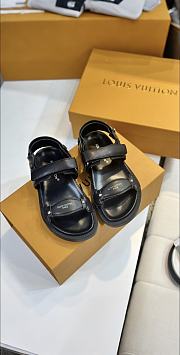 Louis Vuitton sandals black 01 - 2