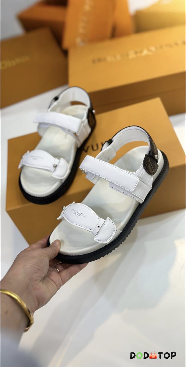 Louis Vuitton sandals white 02 - 1
