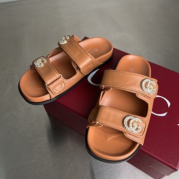 Gucci sandals brown 03