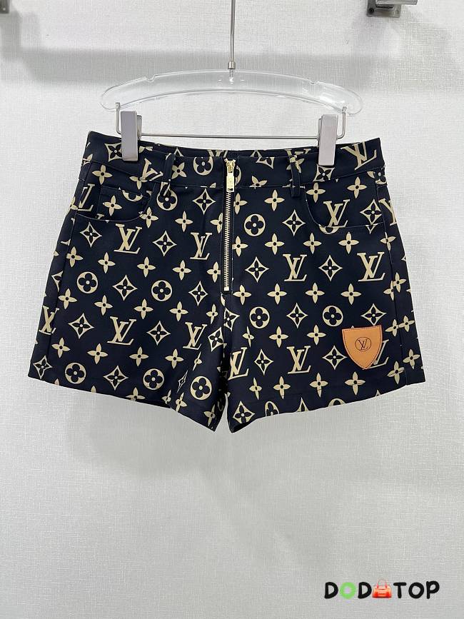 Louis Vuitton high-waisted shorts black  - 1