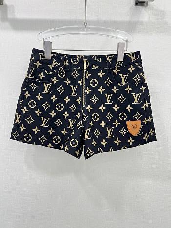Louis Vuitton high-waisted shorts black 