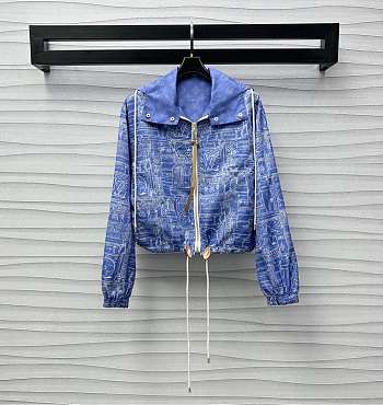 Louis Vuitton lightweight windbreaker blue