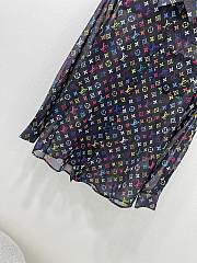 Louis Vuitton long-sleeve chiffon shirt black - 5