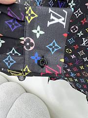 Louis Vuitton long-sleeve chiffon shirt black - 4