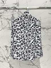 Louis Vuitton long-sleeve chiffon shirt white 02 - 6