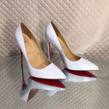 Christian Louboutin Heels in White heigh 10cm