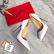 Christian Louboutin Heels in White heigh 10cm - 5