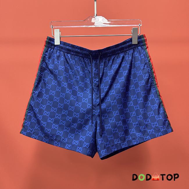 Gucci men Short blue - 1