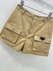 Prada brown shorts 01 women - 4