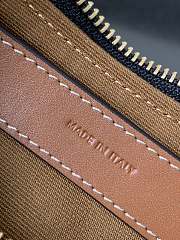 Celine Ava Bag IN Triomphe Canvas and calfskin bag size 24.5 x 17 x 9 CM - 5