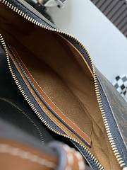 Celine Ava Bag IN Triomphe Canvas and calfskin bag size 24.5 x 17 x 9 CM - 4