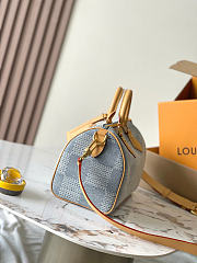 Louis Vuitton Speedy 25 Handbag M40700 Blue Size 25 x 19 x 15 cm - 6