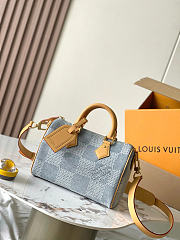 Louis Vuitton Speedy 25 Handbag M40700 Blue Size 25 x 19 x 15 cm - 4