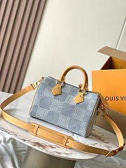 Louis Vuitton Speedy 25 Handbag M40700 Blue Size 25 x 19 x 15 cm - 3