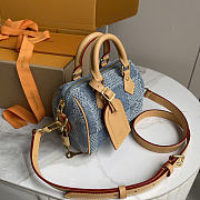 Louis Vuitton Speedy Handbag M40700 Blue Size 18x12x10CM - 5