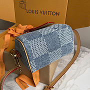 Louis Vuitton Speedy Handbag M40700 Blue Size 18x12x10CM - 4