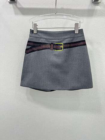 Louis Vuitton skort gray 