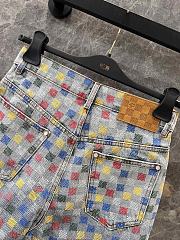Louis Vuitton Denim caro skirt - 4