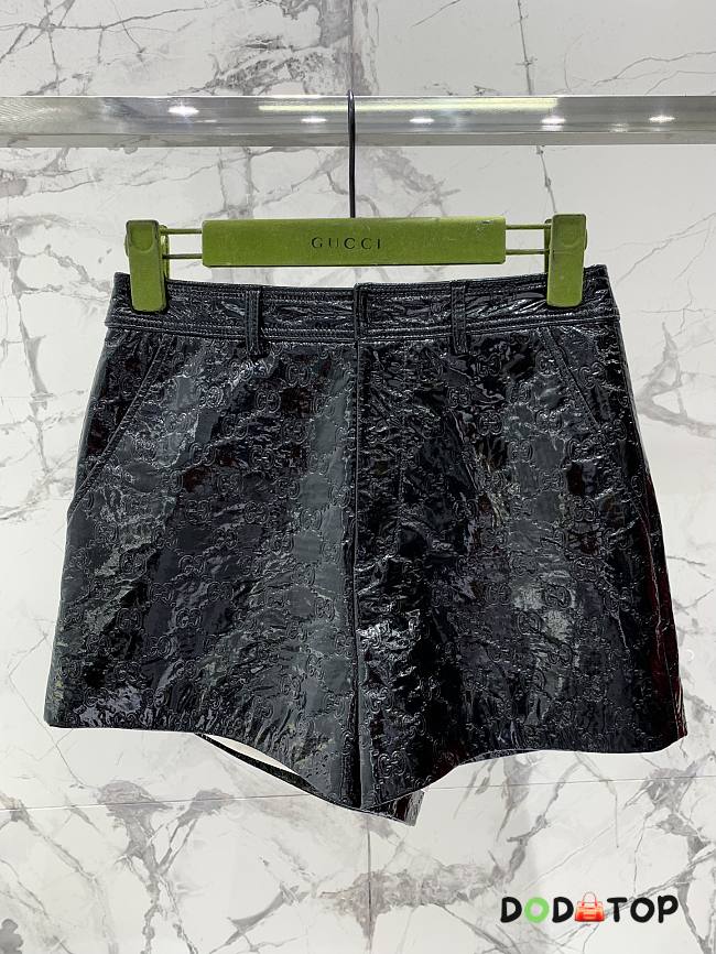 Gucci black shorts 01 wome Patent leather - 1