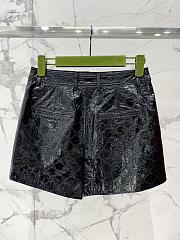 Gucci black shorts 01 wome Patent leather - 3