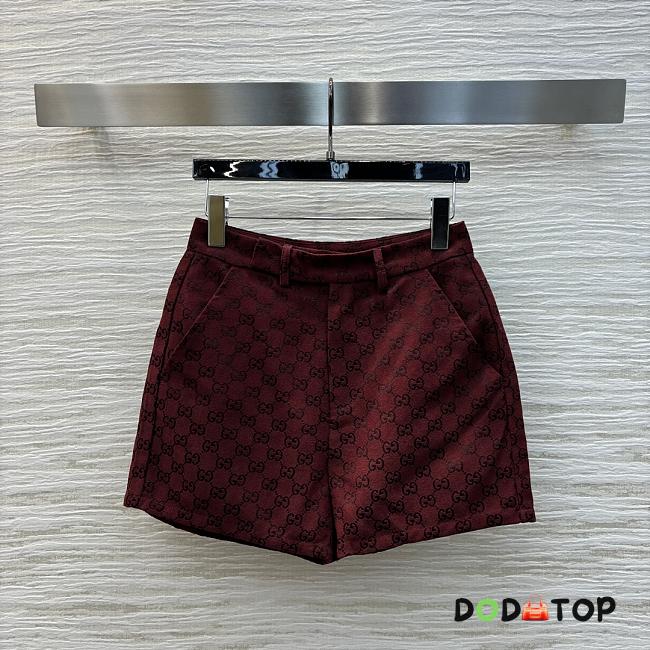 Gucci red shorts 01 women  - 1