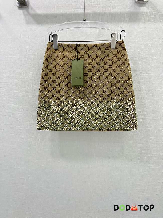  Gucci Mini skirt brown 01 - 1
