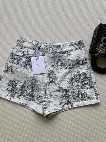 Dior white shorts women
