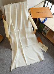 LV Scarf 142X142cm white - 5
