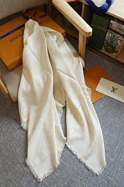LV Scarf 142X142cm white - 2