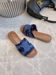 Celine slides denim blue - 6