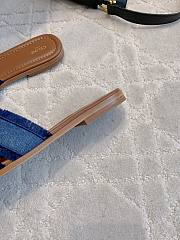 Celine slides denim blue - 4