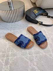 Celine slides denim blue - 3