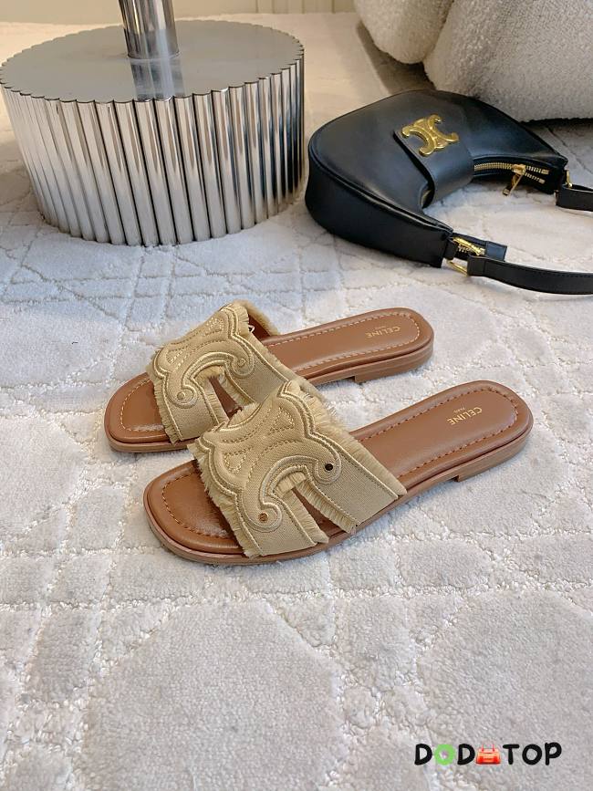 Celine slides denim brown - 1