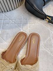 Celine slides denim brown - 5