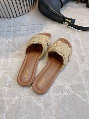 Celine slides denim brown - 4
