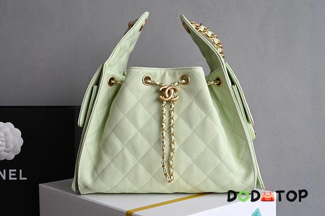 Chanel hobo bag green pastel color size 30cm - 1