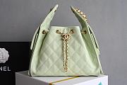 Chanel hobo bag green pastel color size 30cm - 1