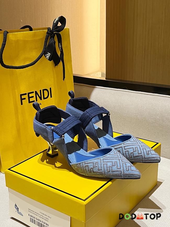 Fendi heels denim women’s  - 1