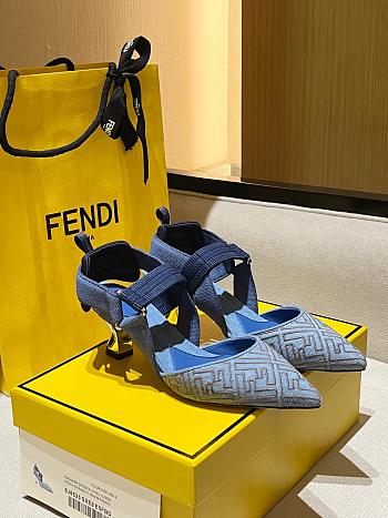 Fendi heels denim women’s 