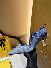 Fendi heels denim women’s  - 4
