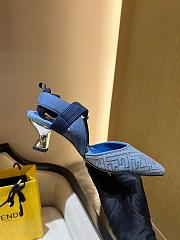 Fendi heels denim women’s  - 3